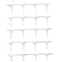 RETE PLASTICA BALCONE QUADRA TENAX HDPE BIANCO MM 10X10 H.CM 100 ML 50