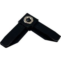 ANGOLO PROFILO ZANZARIERA LINEA C SANGIORGIO - MAGNETICO PLASTICA NERA- 25 pezzi