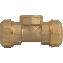 TEE A COMPRESSIONE FILETTO FEMMINA PN25 735 ITAP - OTTONE MM 32X1F- 4 pezzi