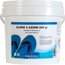 MULTIAZIONE X PISCINA PASTIGLIE KG 5=25XGR 200 Piscina Semplice