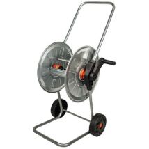 AVVOLGITUBO IRRIGAZIONE CARRELLATO AGRATI ACCIAIO ZINCATO RUOTE PLT X TUBO 1/2 MT 50