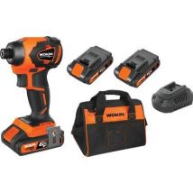 AVVITATORE IMPULSI BATTERIA GP20V 620222 WOKIN VOLT 20X2 AH 2,0 BRUSHLESS + BORSA