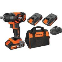 AVVITATORE IMPULSI BATTERIA GP20V 620335 WOKIN VOLT 20X2 AH 2,0 BRUSHLESS + BORSA