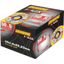 DISCO ABRASIVO TAGLIO FERRO PIANO FORZA PROMOBOX - MM 115X22,2 H.MM 1,0 CF=PZ 50+5- 1 confezioni