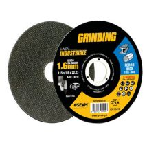 DISCO ABRASIVO TAGLIO FERRO PIANO INDUSTRIAL - MM 125X22,2 H.MM 1,6- 80 pezzi