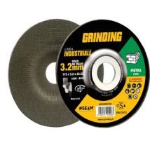 DISCO ABRASIVO TAGLIO PIETRA PIANO INDUSTRIAL - MM 115X22,2 H.MM 3,2- 40 pezzi