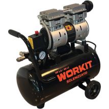 COMPRESSORE AC SILENZIATO WORKIT SECCO LT 25 HP 1,0