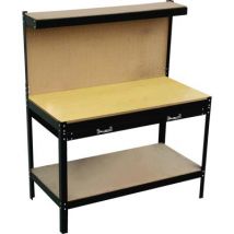 BANCO DA LAVORO EFFE PIANO MDF CM. 120X60X H 155 C/CASSETTO