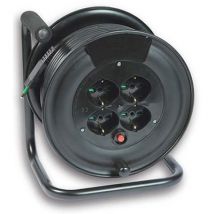 AVVOLGICAVO IMPRESA FME 2P+T 16A BIPASSO SCHUKO X4 n°XMMQ 3X15 MT 25