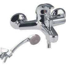 MISCELATORE VASCA PARIGI EFFE OTTONE CROMATO