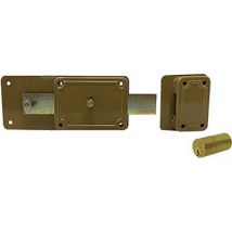 SERRATURA FERROGLIETTO P50 FISSO FACCHINETTI - C.TONDO FISSO M5+SCR+POMOLO E.MM 50- 2 pezzi