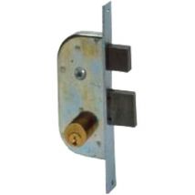 SERRATURA CANCELLO INFILARE 42510 CISA - B.Q ZINC F.MM 22 C.TONDO M2+SCR+Q8 E.MM 50- 2 pezzi