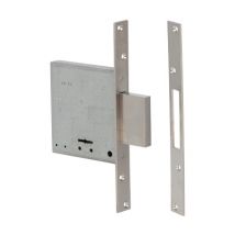 SERRATURA METALLO INFILARE 57010 CISA B.Q ZINC F.MM 25 DM M4 H.MM 114 E.MM 70