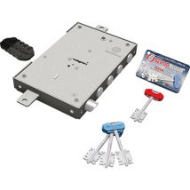 SERRATURA METALLO APPLICARE 2401 SECUREMME DM M4 TRIPL+SCR IP.MM 28 E.MM 63 DX/SX