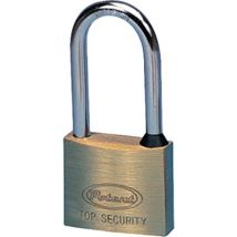 LUCCHETTO ARCO MEDIO 2700 POTENT - OTTONE ARCO CROMATO CHIAVI 2 MM 40- 12 pezzi