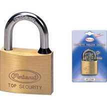 LUCCHETTO 2700B POTENT - OTTONE ARCO CROMATO CHIAVI 2 MM 40- 12 pezzi