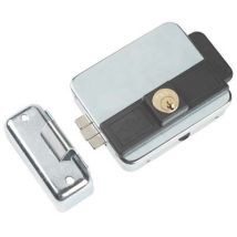 SERRATURA CANCELLO APPLICARE ELETTRICA 5011 FEB C.TONDO FISSO+SCR DX/SX