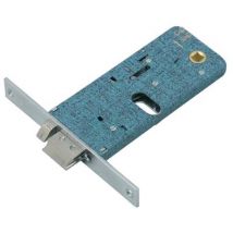 SERRATURA METALLO INFILARE ELETTRICA 388 OMEC B.Q NICH F.MM 16 F.OVALE M1+SCR H.MM 64 E.MM 60