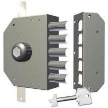 SERRATURA LEGNO APPLICARE 3200P CR C.POMPA M4+ POMOLO TRIPL E.MM 60 DX