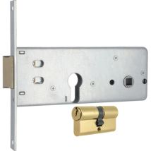 SERRATURA METALLO INFILARE 283 MG - B.Q ZINC F.MM 20 F.SAG M2+SCR+Q8 H.64 E.70 CF=PZ 2- 1 confezioni