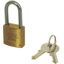 LUCCHETTO ARCO LUNGO ADITUS ISEO - OTTONE ARCO CROMATO CHIAVI 2 MM 40X47- 10 pezzi