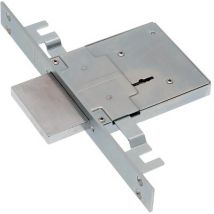 SERRATURA METALLO INFILARE 450/3S SAB B.Q ZINC F.MM 25 DM M4 TRIPL H.MM 90 E.MM 60