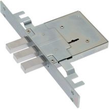 SERRATURA METALLO INFILARE 460/3S SAB B.Q ZINC F.MM 25 DM M4 TRIPL H.MM 90 E.MM 70