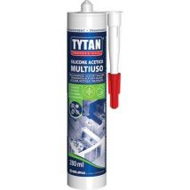 SILICONE ACETICO UNIVERSALE TYTAN - TRASPARENTE ML 280- 24 pezzi