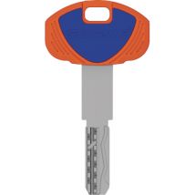 CHIAVE PUNZONATA EVO K64 1B SECUREMME - OTTONE NICHELATO- 5 pezzi