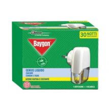 BAYGON GENIUS ELETTROEMANATORE BASE + RICARICA LIQUIDA 30 NOTTI - 12 pezzi BAYGON
