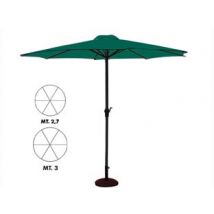 OMBRELLONE IN METALLO TONDO CON MANOVELLA ø cm.270 palo ø mm.38 a 6 stecche VETTE