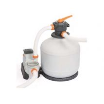 POMPA CON FILTRO A SABBIA art.58486 FLOWCLEAR PORTATA 11.355 LITRI per piscine fino a lt.66.600 () BESTWAY