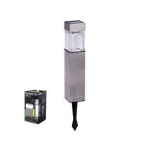 LAMPADA SOLARE LED SQUARE IN SCATOLA SET DA 4 PEZZI mm.58x58x396,5h. 5 lumen DURACELL LIGHTING
