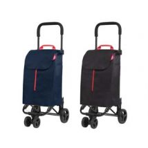 CARRELLO SPESA 50 LITRI TWIN 4 RUOTE blu GIMI