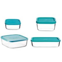 CONTENITORI FRIGOVERRE CLASSIC RETTANGOLARI- - cm.21x13 - cl.110 - 8 pezzi BORMIOLI