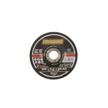 DISCHI DA TAGLIO E DA SGROSSO CENTRO DEPRESSO PER FERRO Ø MM.115- - ø mm.115x6,4 foro 22,2 da sgrosso per ferro - 25 pezzi GRINDING