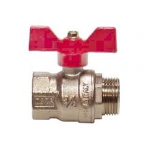 VALVOLA A SFERA M/F CON MANIGLIA A FARFALLA VIENNA ART.119- - MF 3/4 - pressione esercizio 30 bar - 8 pezzi ITAP