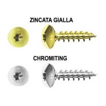 VITI PANEL-VIT TC TESTA FUNGO TORX CON COLLARE CHROMITING- - ø mm.7x160 - 100 pezzi MUSTAD