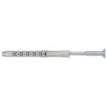 TASSELLO PROLUNGATO PREMONTATO IN NYLON CON VITE ZINCATA BIANCA FM-X5- - ø mm.8x80 vite T30 ø mm.6x85 spes.fissag. mm.10 - 100 pezzi FRIULSIDER