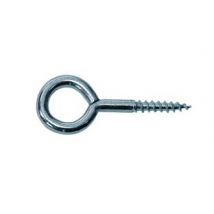 OCCHIOLO CON VITE PER LEGNO- - mm.22x120 - ø mm.5x50 - 200 pezzi PUCCIONI