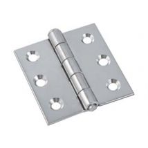 CERNIERE IN ACCIAIO INOX PERNO SFILABILE EXTRAPESANTI- - mm.65x65x2,0 - 24 pezzi