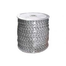 CORDA TRECCIA BIANCA CON SEGNALINO- - ø mm.10 peso circa gr.80 al mt - 16 chilo