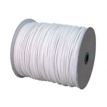 CAVETTO ACCIAIO OTTONATO RIVESTITO IN PVC BIANCO- - ø mm.4,5 in rotoli mt.500 - 500 mt