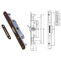 CREMONESE TRIPLICE CHIUSURA PER FINESTRA BORDO TONDO BRONZATO- - entrata mm.17 - 10 pezzi MRCAS