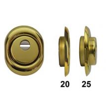 DEFENDER MONOLITO A VITE BD250 OTTONATO LUCIDO mm.88x68x25h. DISEC