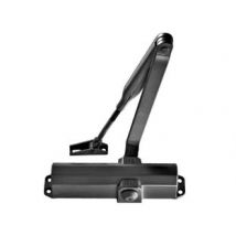 CHIUDIPORTA AEREO IS20 3711 NERO c/fermo, mm.205x53x46h. (371101005) ISEO