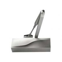 CHIUDIPORTA AEREO IS60 3721 ARGENTO c/fermo, mm.228x69x51h. (372101003) ISEO