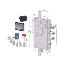 SERRATURA TRIPLICE APPLICARE PER PORTE BLINDATE A D.MAPPA INT.37 240 (2401DCR0337S56) SECUREMME