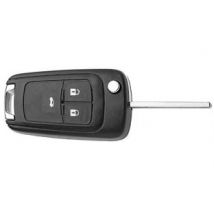 RADIOCOMANDO AUTO CON TRANSPONDER HU100R02 OPEL HU100R02 2 bottoni SILCA