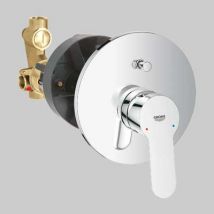 MONOCOMANDO DOCCIA INCASSO CON DEVIATORE BAUEDGE Cromo GROHE